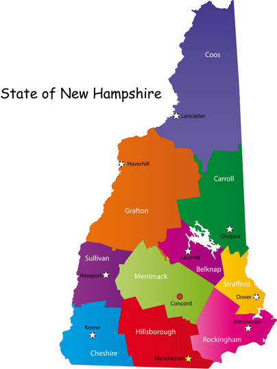 New Hampshire Map